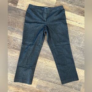 Dressbarn Dark Wash Jeans Size 12 Straight Leg Stretchy Polished Denim Western